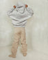 Dove Grey Exposed Seam Hoodie